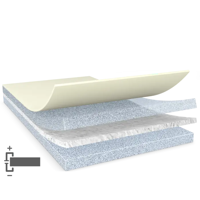 tesa 60262, 100m x 1040mm, grau, 50µm