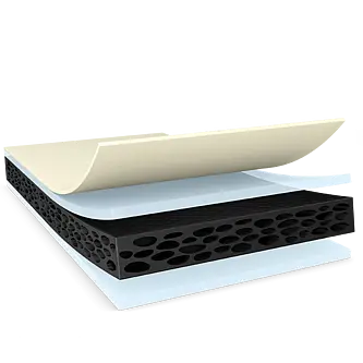 tesa 64912, 50m x 1360mm, schwarz, 1200µm