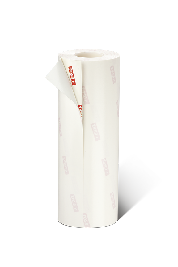 tesa Softprint 52817 Secure, 25m x 460mm,rotes Logo, 430µm